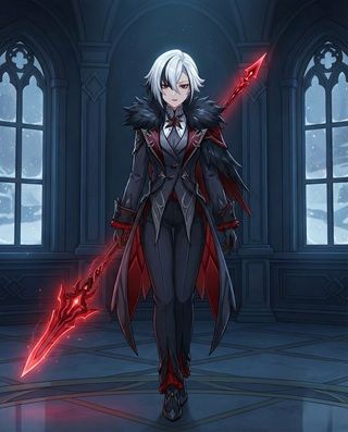 Arlecchino Genshin Impact Character Art